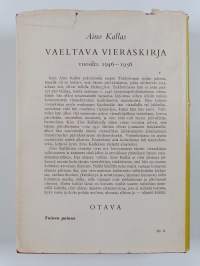 Vaeltava vieraskirja : vuosilta 1946-1956
