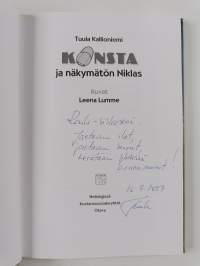 Konsta ja näkymätön Niklas (signeerattu, tekijän omiste)