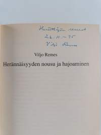 Herännäisyyden nousu ja hajoaminen (signeerattu, tekijän omiste)