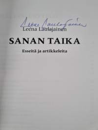 Sanan taika : esseitä ja artikkeleita (signeerattu)