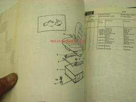 Volvo BM Michigan Euclid A20 articulated hauler parts catalog -varaosaluettelo