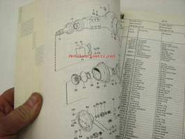 Volvo BM Michigan Euclid A20 articulated hauler parts catalog -varaosaluettelo