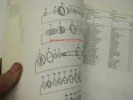 Volvo BM Michigan Euclid A20 articulated hauler parts catalog -varaosaluettelo
