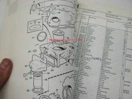 Volvo BM Michigan Euclid A20 articulated hauler parts catalog -varaosaluettelo