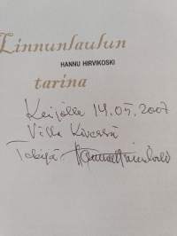 Linnunlaulun tarina (signeerattu)