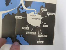 Gdynia america Line - Polish Ocean Lines - Canada Service - Travel by M/S Batory -travel brochure / matkaesite