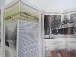 Scandinavian-American Line - New York - Oslo / Christiansand Copenhage -travel brochure / matkaesite III luokan matkustajille, sisältää suomenkielisen osuuden
