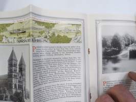 Scandinavian-American Line - New York - Oslo / Christiansand Copenhage -travel brochure / matkaesite III luokan matkustajille, sisältää suomenkielisen osuuden