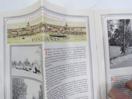 Scandinavian-American Line - New York - Oslo / Christiansand Copenhage -travel brochure / matkaesite III luokan matkustajille, sisältää suomenkielisen osuuden