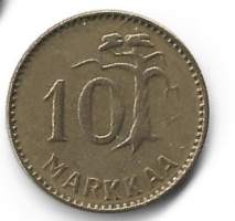 10  markkaa  1954