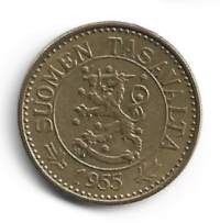 10  markkaa  1955