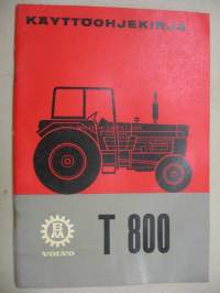 Volvo BM T 800 traktori -käyttöohjekirja