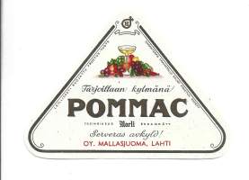Pommac  -  juomaetiketti