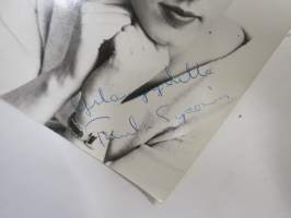 Tuula Siponius -nimikirjoitus  / signature - autograph