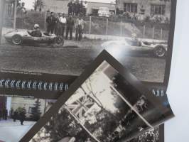 Itäharjun ajot 1955-1965 (Turku), kuva-albumi, 100 kpl painos, numeroitu 66/100 -Itäharju car &amp; motorcycle races, picture album, limited edition