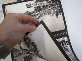 Itäharjun ajot 1955-1965 (Turku), kuva-albumi, 100 kpl painos, numeroitu 66/100 -Itäharju car &amp; motorcycle races, picture album, limited edition