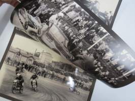 Itäharjun ajot 1955-1965 (Turku), kuva-albumi, 100 kpl painos, numeroitu 66/100 -Itäharju car &amp; motorcycle races, picture album, limited edition