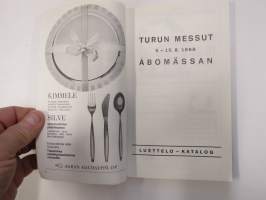 Turun messut  5-15.8. 1966 Åbo Mässan -näyttelylettelo