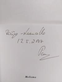 Melisma : runoja (signeerattu, tekijän omiste)
