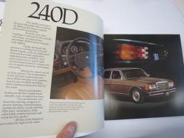 Mercedes-Benz - The legend continues 240 D, 300 D, 280 E / SE, 450 SEL / SL / SLC 1976 USA -myyntiesite