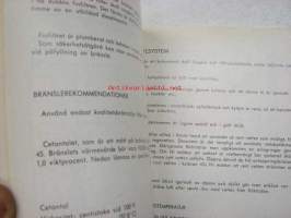 BM Grävmaskin G 612 -instrutionsbok -käyttöohjekirja ruotsiksi
