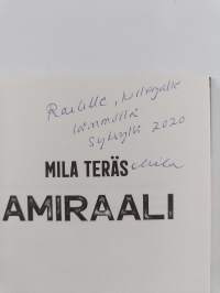 Amiraali (signeerattu, tekijän omiste)