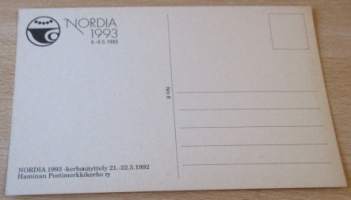 Postikortti - Nordia N:o 8 - Hamina ; Kauppatori rauhatorneineen