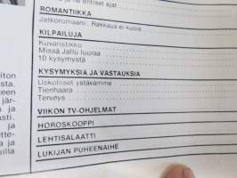 Apu 1973 nr 28, ilmestynyt 13.7.1973, sis. mm. seur. artikkelit / kuvat / mainokset; Kansikuva Irwin Goodman - Irwinin uusi elämänmuoto - aurinkoa, porkkanoita ja
