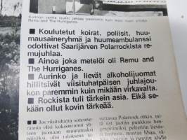 Apu 1973 nr 28, ilmestynyt 13.7.1973, sis. mm. seur. artikkelit / kuvat / mainokset; Kansikuva Irwin Goodman - Irwinin uusi elämänmuoto - aurinkoa, porkkanoita ja