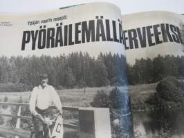 Apu 1973 nr 28, ilmestynyt 13.7.1973, sis. mm. seur. artikkelit / kuvat / mainokset; Kansikuva Irwin Goodman - Irwinin uusi elämänmuoto - aurinkoa, porkkanoita ja