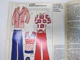 Apu 1973 nr 28, ilmestynyt 13.7.1973, sis. mm. seur. artikkelit / kuvat / mainokset; Kansikuva Irwin Goodman - Irwinin uusi elämänmuoto - aurinkoa, porkkanoita ja