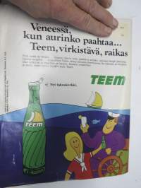 Apu 1973 nr 28, ilmestynyt 13.7.1973, sis. mm. seur. artikkelit / kuvat / mainokset; Kansikuva Irwin Goodman - Irwinin uusi elämänmuoto - aurinkoa, porkkanoita ja