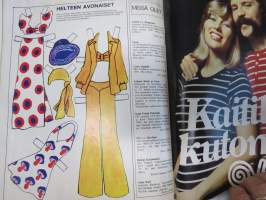 Apu 1973 nr 24,15.6.1973, Teppo J. Suonperän kuolema Luonetjärvi, Helena Kara, Jorma Kinnunen, vaatteita paperinukke Heli Lehtoselle, TA-PA Tampellan Palloilijat...