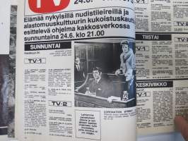 Apu 1973 nr 25-26, 22.6.1973, Kansikuva Armi (Aaviko) on Dannyn uusi tyttö,  Kuusamon sota-ajan sinappikaasupullot?, Suomen ahtain keskussairaala Seinäjoki, Jakomäki