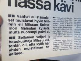Apu 1973 nr 25-26, 22.6.1973, Kansikuva Armi (Aaviko) on Dannyn uusi tyttö,  Kuusamon sota-ajan sinappikaasupullot?, Suomen ahtain keskussairaala Seinäjoki, Jakomäki