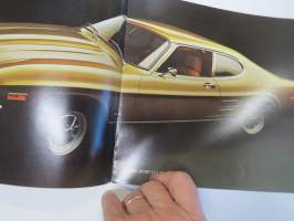 Ford Capri 1600, 2000, V-6 - Sexy European - Imported by Lincoln-Mercury 1970 USA -myyntiesite