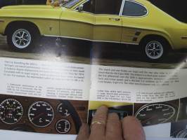 Ford Capri 2000, &amp; V-6 - Imported for Lincoln-Mercury 1974 USA -myyntiesite