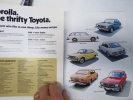 Toyota Corolla, Celica, Corona, Mark II, Half-Ton, Land Cruiser 1974 USA -myyntiesite