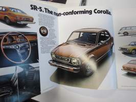 Toyota Corolla, Celica, Corona, Mark II, Half-Ton, Land Cruiser 1974 USA -myyntiesite