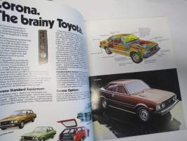 Toyota Corolla, Celica, Corona, Mark II, Half-Ton, Land Cruiser 1974 USA -myyntiesite