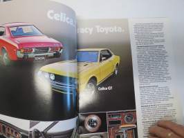 Toyota Corolla, Celica, Corona, Mark II, Half-Ton, Land Cruiser 1974 USA -myyntiesite