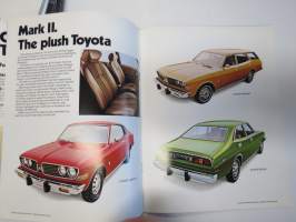 Toyota Corolla, Celica, Corona, Mark II, Half-Ton, Land Cruiser 1974 USA -myyntiesite