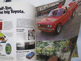 Toyota Corolla, Celica, Corona, Mark II, Half-Ton, Land Cruiser 1974 USA -myyntiesite