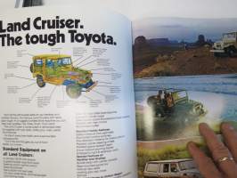 Toyota Corolla, Celica, Corona, Mark II, Half-Ton, Land Cruiser 1974 USA -myyntiesite