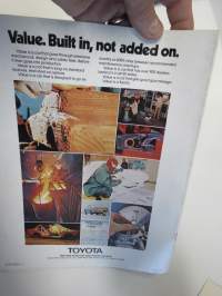 Toyota Corolla, Celica, Corona, Mark II, Half-Ton, Land Cruiser 1974 USA -myyntiesite