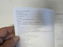 Sym 50 cc skootteri -käyttöohjekirja / huolto-ohjekirja