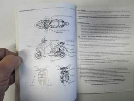 Sym 50 cc skootteri -käyttöohjekirja / huolto-ohjekirja