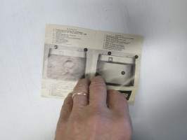 Bilora Bella 66 Instructions -käyttöohjekirjanen, monikielinen, myös suomeksi