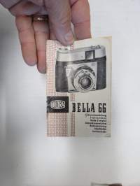 Bilora Bella 66 Instructions -käyttöohjekirjanen, monikielinen, myös suomeksi