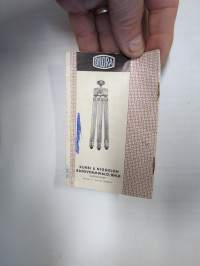 Bilora Bella 66 Instructions -käyttöohjekirjanen, monikielinen, myös suomeksi